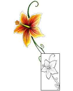 Hibiscus Tattoo Plant Life tattoo | MPF-00225