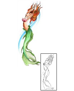 Mermaid Tattoo Mythology tattoo | MPF-00265