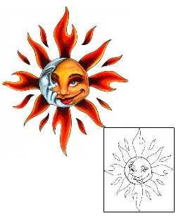 Sun Tattoo Astronomy tattoo | MPF-00294