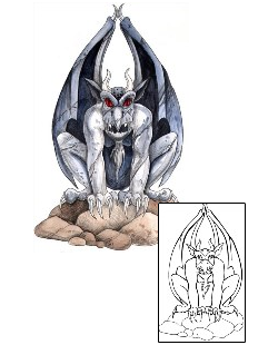 Gargoyle Tattoo Mythology tattoo | MPF-00306