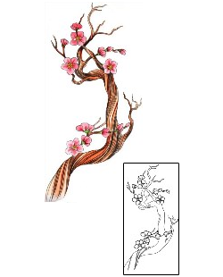Cherry Blossom Tattoo Plant Life tattoo | MPF-00312