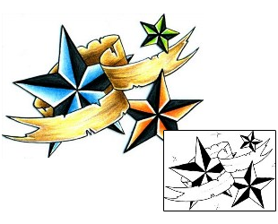 Star Tattoo Astronomy tattoo | MQF-00010