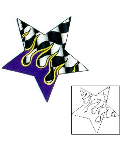 Star Tattoo Miscellaneous tattoo | MQF-00012