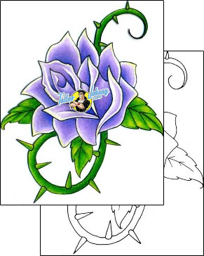 Rose Tattoo plant-life-rose-tattoos-marty-potter-mqf-00014