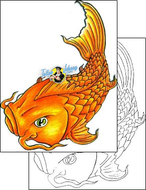 Fish Tattoo marine-life-fish-tattoos-marty-potter-mqf-00024
