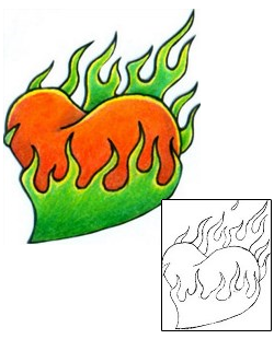 Fire – Flames Tattoo For Women tattoo | MQF-00031