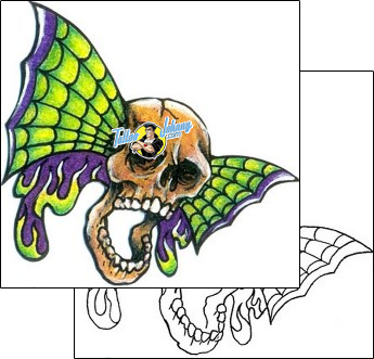 Skull Tattoo horror-skull-tattoos-marty-potter-mqf-00051