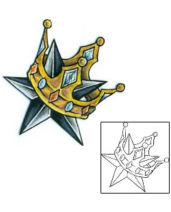 Nautical Star Tattoo Astronomy tattoo | MQF-00086