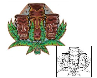 Polynesian Tattoo Specific Body Parts tattoo | MRF-00013