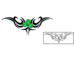 Clover Tattoo Specific Body Parts tattoo | MRF-00016