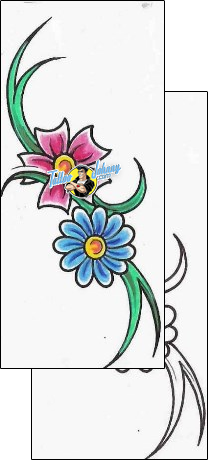 Flower Tattoo plant-life-flowers-tattoos-mike-greer-mrf-00019