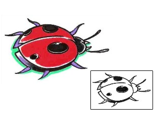 Ladybug Tattoo Insects tattoo | MRF-00022
