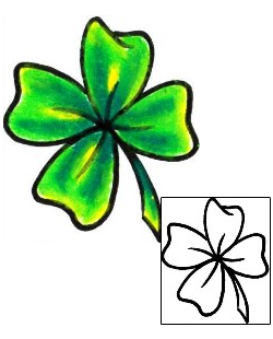 Clover Tattoo Plant Life tattoo | MRF-00047