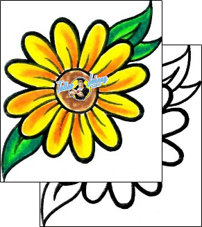 Flower Tattoo plant-life-flowers-tattoos-mike-greer-mrf-00063
