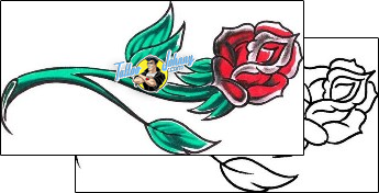 Flower Tattoo plant-life-flowers-tattoos-mike-greer-mrf-00108