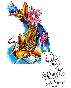 Plant Life Tattoo Marine Life tattoo | MRF-00111