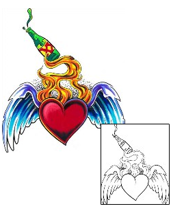 Sacred Heart Tattoo Religious & Spiritual tattoo | MRF-00123