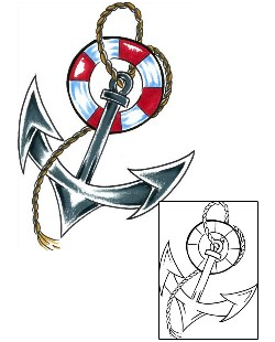 Anchor Tattoo Patronage tattoo | MRF-00129