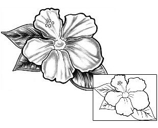 Hibiscus Tattoo Plant Life tattoo | MRF-00148