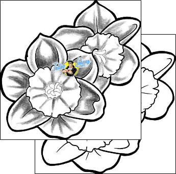 Flower Tattoo plant-life-flowers-tattoos-mike-greer-mrf-00149