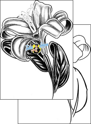 Flower Tattoo plant-life-flowers-tattoos-mike-greer-mrf-00168