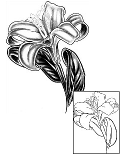 Lily Tattoo Plant Life tattoo | MRF-00168