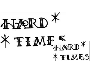 Picture of Hard Times Lettering Tattoo