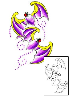 Bat Tattoo Animal tattoo | MSF-00005
