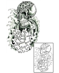 Asian Tattoo Plant Life tattoo | MSF-00059