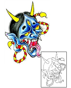 Asian Tattoo Horror tattoo | MSF-00073