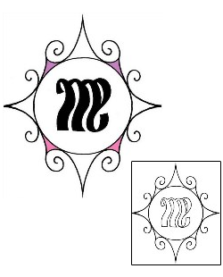 Virgo Tattoo Zodiac tattoo | MUF-00015