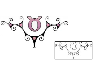 Taurus Tattoo Specific Body Parts tattoo | MUF-00044