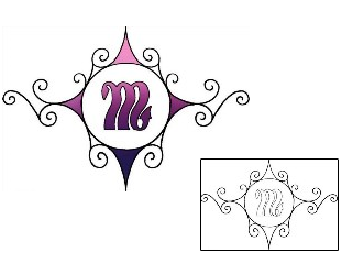 Scorpio Tattoo Specific Body Parts tattoo | MUF-00049