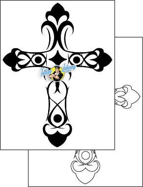 Cross Tattoo religious-and-spiritual-cross-tattoos-michele-vela-mvf-00002