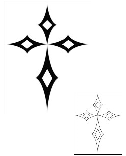 Cross Tattoo Religious & Spiritual tattoo | MVF-00062