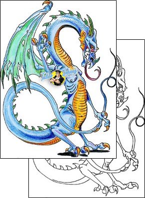 Monster Tattoo fantasy-dragon-tattoos-mr-pork-mwf-00007