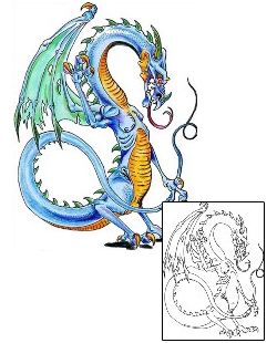 Dragon Tattoo Mythology tattoo | MWF-00007