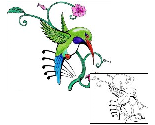 Bird Tattoo Animal tattoo | MWF-00008