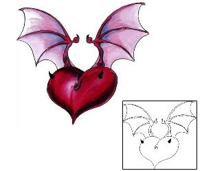 Bat Tattoo For Women tattoo | MWF-00010