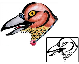 Bird Tattoo Animal tattoo | MWF-00029