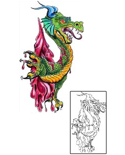 Dragon Tattoo Mythology tattoo | MWF-00035