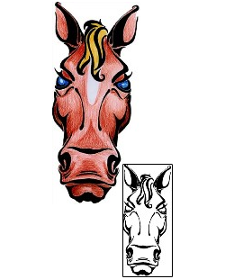 Horse Tattoo Animal tattoo | MWF-00037