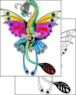Butterfly Tattoo fantasy-dragon-tattoos-mr-pork-mwf-00045