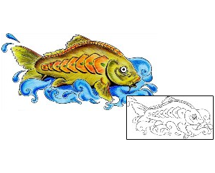 Sea Creature Tattoo Marine Life tattoo | MWF-00046