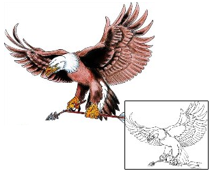 Patriotic Tattoo Animal tattoo | MWF-00056