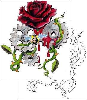 Rose Tattoo plant-life-rose-tattoos-mr-pork-mwf-00064