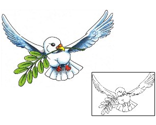 Bird Tattoo Animal tattoo | MWF-00067