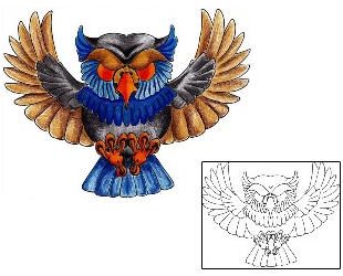 Bird Tattoo Animal tattoo | MWF-00085