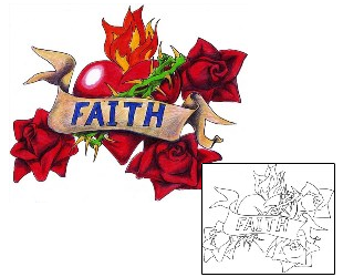 Faith Tattoo For Women tattoo | MWF-00091