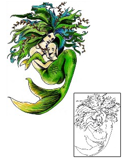 Sea Creature Tattoo Mythology tattoo | MWF-00093